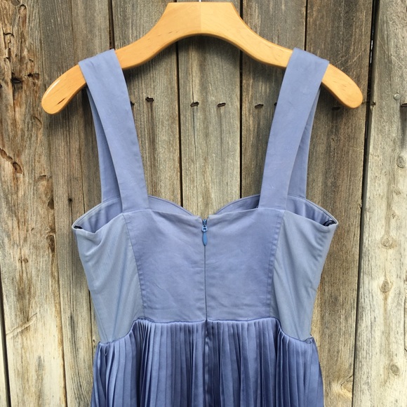 NWT Bebe Fit & Flare Dress Powder Blue M - Picture 11 of 15
